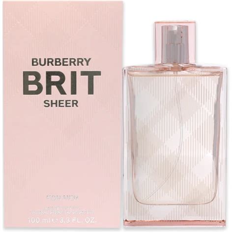 burberry brit sheer for women eau de toilette 100ml|Burberry Brit perfume 3.3 oz.